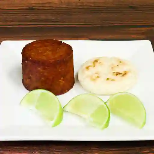 Arepa con Salchichón