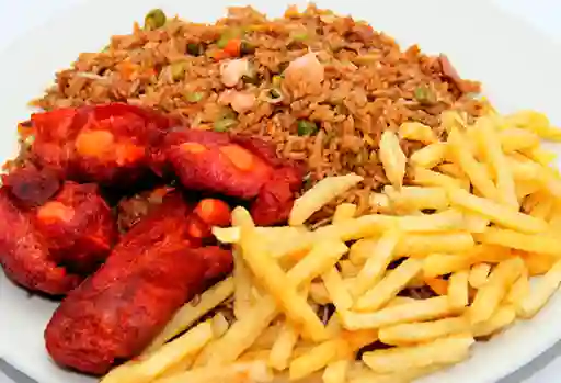 Combo Caja de Arroz Chino y Costilla