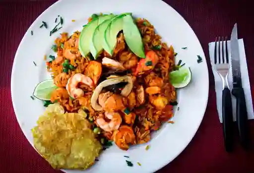 Arroz con Camarones