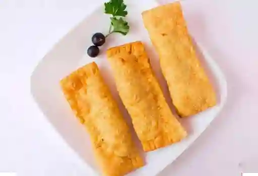 Flauta de Pollo y Champiñones