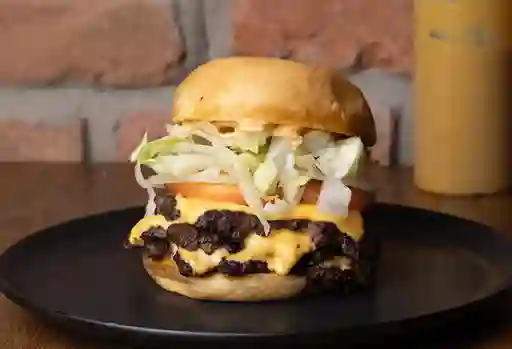 Triple Smash Cheeseburger