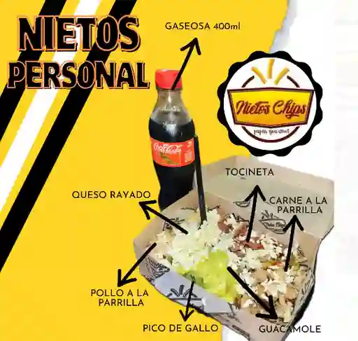 Combo Nietos + Gaseosa 400 ml