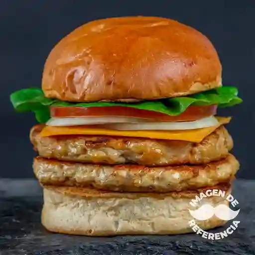 Hamburguesa de Pollo Apanado