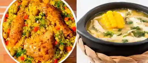 Arroz con Pollo + Ajiaco