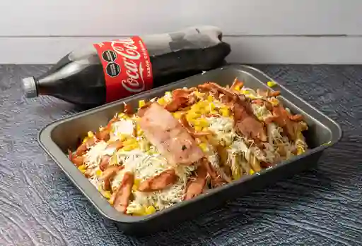 Salchi Ranchera X4 + Coca-Cola 1.5 L