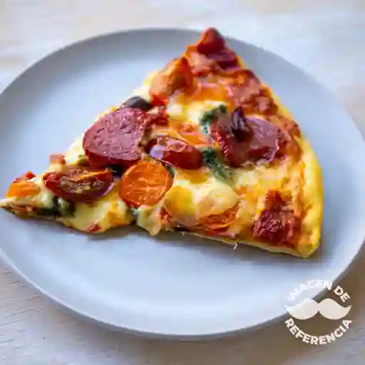 Pizza de Chorizo y Champiñón