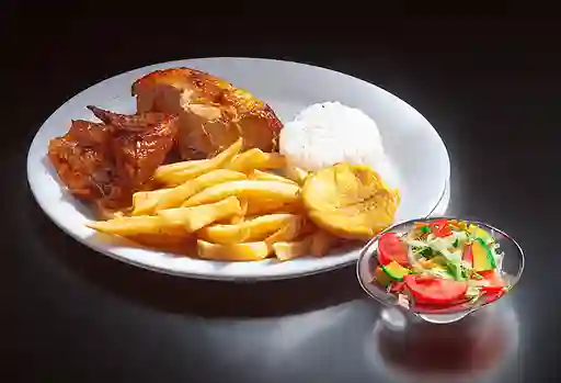 Bandeja con Pollo Asado