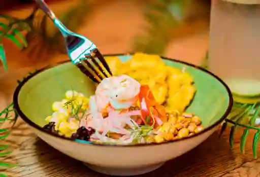 Ceviche de Camarones Estilo Caribe