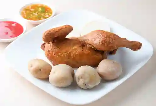 Medio Pollo Frito