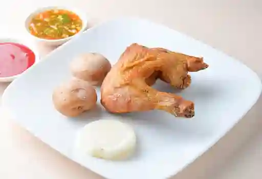 Cuarto de Pollo Frito