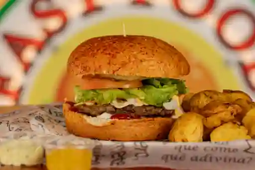 Hamburguesa Clásica+ Papa