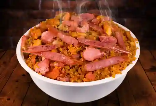 Arroz Paisa Carnes Ahumadas