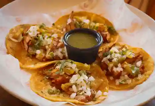 Tacos de Pollo X 4