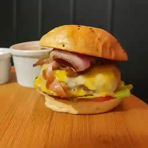 Hamburguesa de Queso y Tocineta