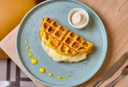 Waffle Choclo y Queso