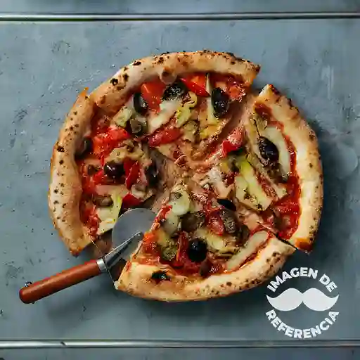 Pizza de Vegetales, Pollo y Tocineta