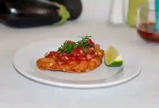 Taco Dorado de Camarón y Papa