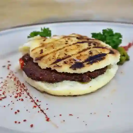 Arepa Burger con Queso