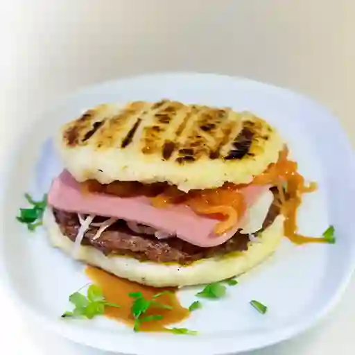 Arepa Burger Cuadrada