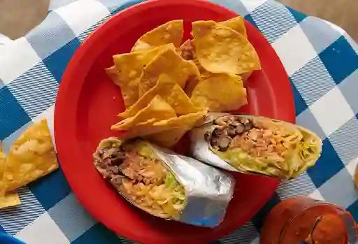 Burrito Sencillo de Tinga de Pollo