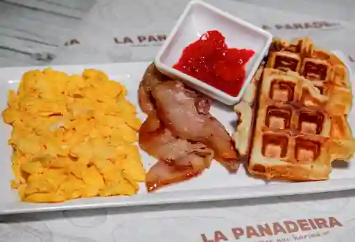 Waffle de Pandequeso.