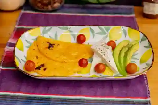 Arepa Asada con Tofu y Aguacate