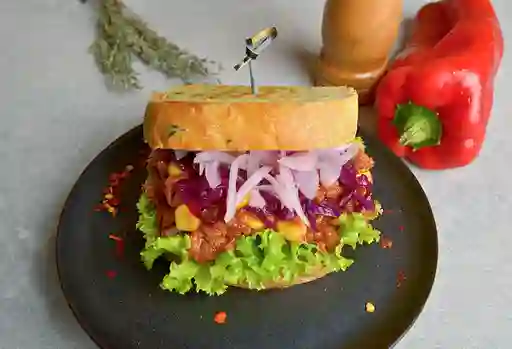 Sándwich de Costilla Ahumada