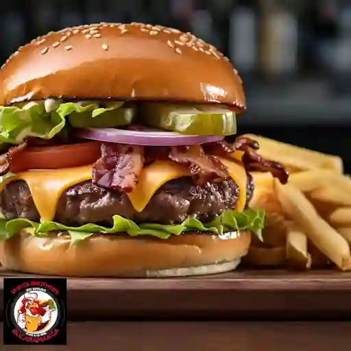 Wing Burger Clasic (Hamburguesa Clásica)