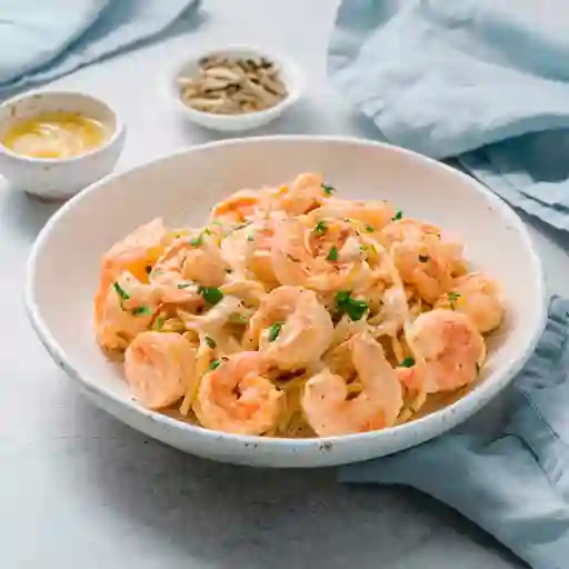 Pasta con Camarones