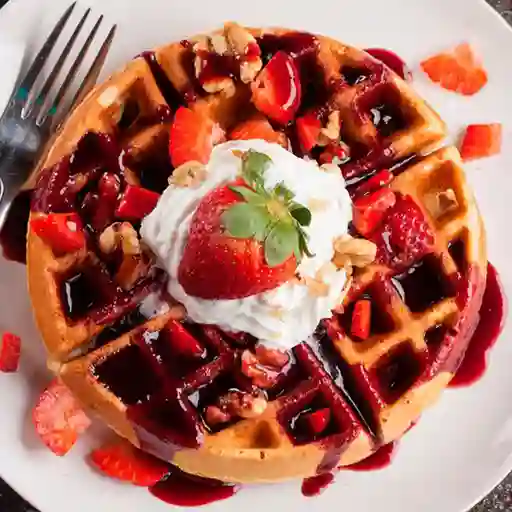 Waffle de Frutos Rojos