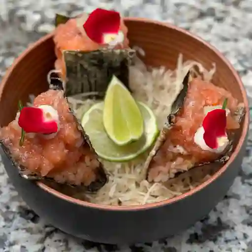 Nori Tacos de Salmón