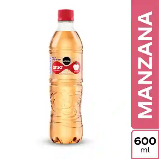 Agua Saborizada BRISA con Gas Manzana 600 ml