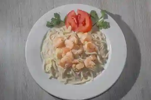 Pastas con Camarones