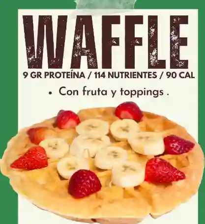 Waffle con Fruta