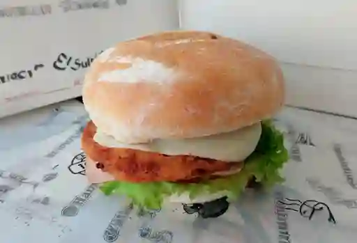 Hamburguesa Pollo Apanado