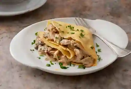 Crepe de Pollo y Champiñón