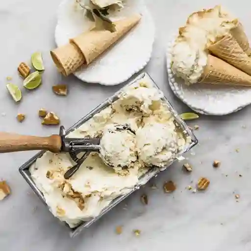 Helado Postre de Limón y Galleta