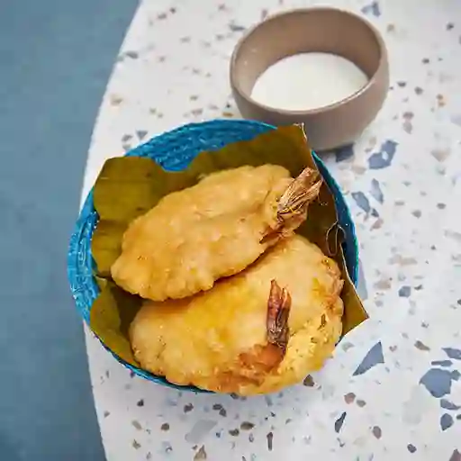 Arepa de Huevo de Langostinos