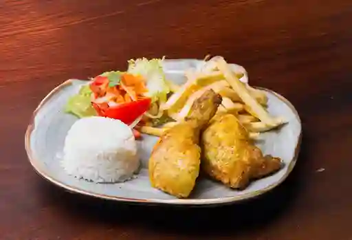 Bandeja con 1/4 de Pollo