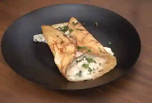 Crepe de Champiñón con Pollo