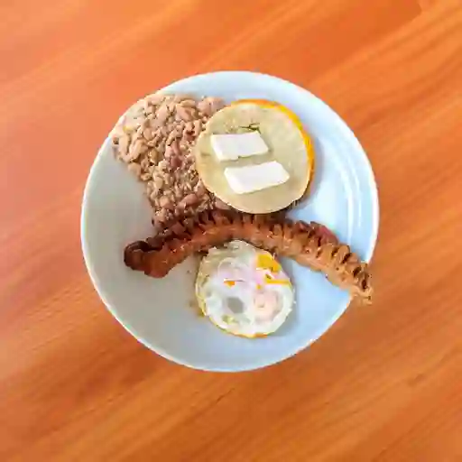 Calentado con Chicharrón