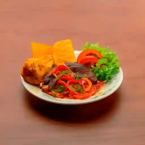 Bandeja con Hígado