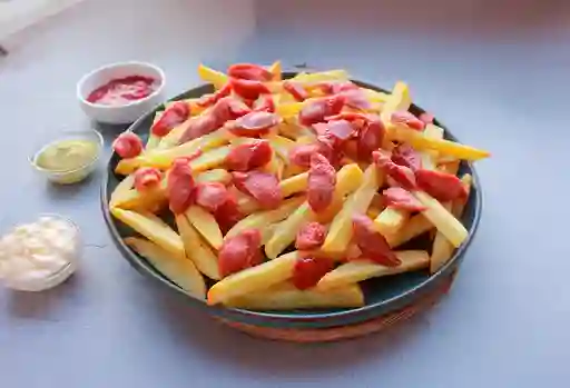 Salchipapas Sencillas
