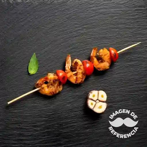 Brochetas de Langostino