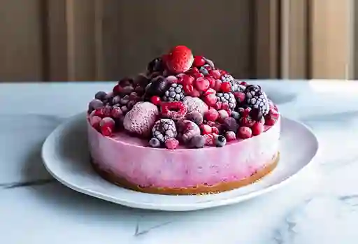 Torta de Helado de Frutos Rojos