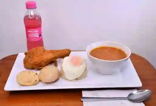 Bandeja Pollo Broaster