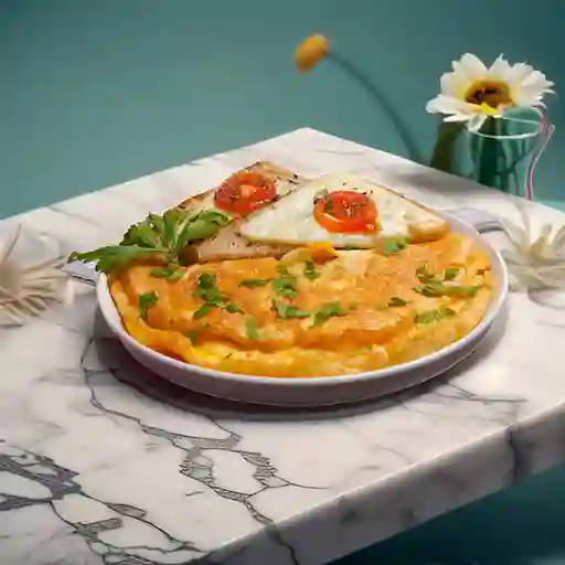 Omelette de Jamón y Queso