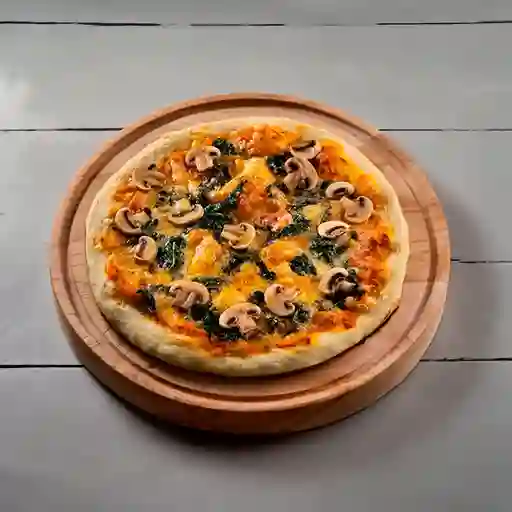 Pizza de Res y Champiñones