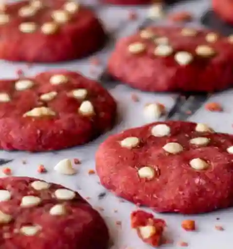 Galletas Red Velvet, Caja por 12 Unidades.