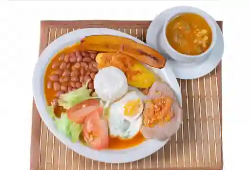 Bandeja con Cerdo